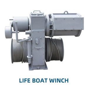 Winches para botes salvavidas