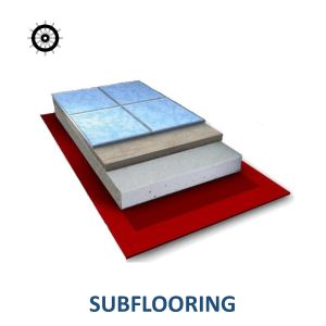 Subpavimentos para uso naval en construcción y reparacion de embarcaciones. Mejora la eficiencia y productividad de las embarcaciones asi como el bienestar de los pescadores